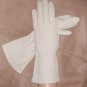 Vintage 1950's Ecru color Nylon Dress Gloves