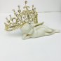 Extraordinary Gold Rhinestone Tiara Crown