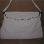 Vintage WHITE Micro Beaded Evening Bag Purse circa 1940