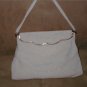 Vintage WHITE Micro Beaded Evening Bag Purse circa 1940