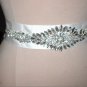 Bridal Rhinestone Sash Bling Belt