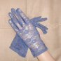 Vintage plum color Lace wrist-length Gloves