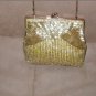 Vintage MAGID art-deco Gold Beaded Evening Purse