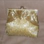 Vintage MAGID art-deco Gold Beaded Evening Purse