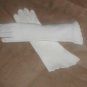 Vintage 1940's Off-White Cotton Dress Gloves