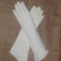 Vintage 1940's Off-White Cotton Dress Gloves