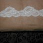 Ivory color Beaded Alencon Lace Border Trim