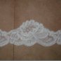 Ivory color Beaded Alencon Lace Border Trim