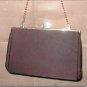 Vintage BROWN Silk Evening Purse