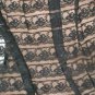 Vintage BLACK Chantilly Lace Fabric