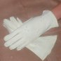 RARE Vintage 1940's Ivory Cotton Dress Gloves by Van Raalte
