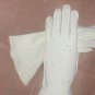 RARE Vintage 1940's Ivory Cotton Dress Gloves by Van Raalte