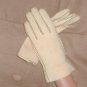 Vintage 1940's Butter color Cotton Gloves by DANIEL HAYS