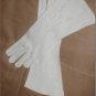 1940's Vintage light ivory Cotton Dress Gloves