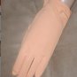 1950's Vintage TANGERINE color wrist length Dress Gloves