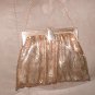 1930's Vintage WHITING & DAVIS Gold Metal Mesh Purse