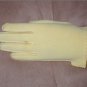 1940's Vintage YELLOW Cotton wrist length Gloves
