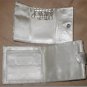 1960's Vintage Beaded Silver Wallet & Key Case Set