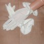 Vintage High Fashion White Evening Gloves by LaCrasia