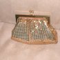 Vintage Whiting and Davis Gold Metal Mesh Coin Purse