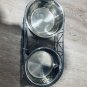 Pets Smart Elevated Steel Dog Bowls W/leash& Collars Lot Med Size Set Of 2 NWT