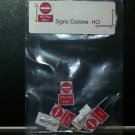 "New" Model Train Street signs 5 Do not Enter Signs HO scale Layout Details