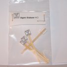 "New" Model Train 5 "Do not Stop on Tracks" signs HO scale for Layout Details
