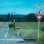 "New" Model Train Street signs 5 Crossbuck/ Signs N scale for Layout Details