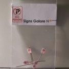 "New" Model Train Layout street signs 5 No Parking signs N scale Layout Details