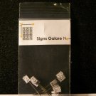 "New" Model Train 10 "Speed Limit" signs N scale for Layout Details