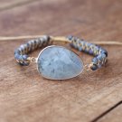 Men's Ethnic Style Woven Glitter Stone Adjustable Bracelet