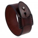 Cow Leather Irregular Bracelet For Men