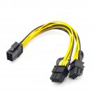 Graphics Power Cord 6P to Dual 8P 6P to 6+2 Graphics Power Cord
