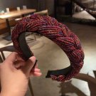 European And American Fabric Knitting Hair And Binding Head Hoop Braid