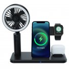 Five-in-one Wireless Charger Foldable Wireless Charger With  Small Fan 15W Fast Charge