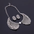 Necklaces, Earrings, Hand Ornaments Four  Pcs, Bridal Party Jewelry