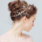 Bride Hair Headdress Flower Crystal Beads Handmade,  Wedding Accessories