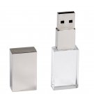 Crystal USB Flash Drive, Transparent Glass USB Flash Drive, Personalized Creative USB Flash Drive