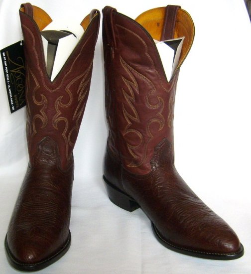 NOCONA Chocolate BULLHIDE NEW Cowboy Boot Men's 13 D Free Shipping