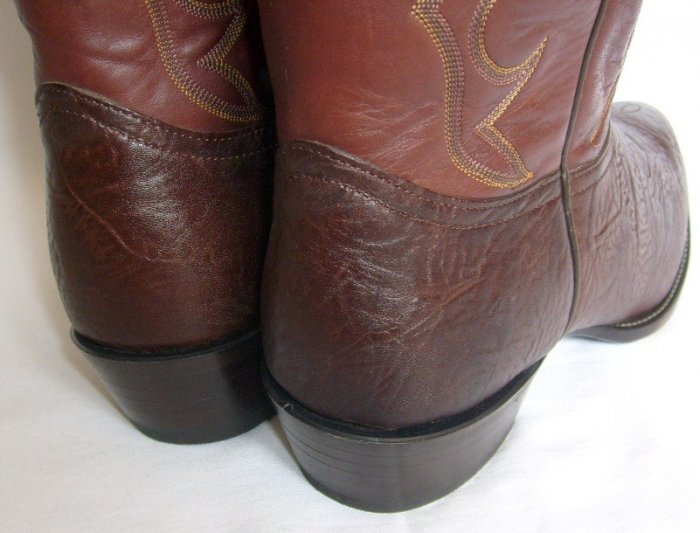 NOCONA Chocolate BULLHIDE NEW Cowboy Boot Men's 13 D Free Shipping