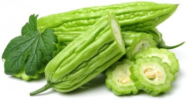12 Seeds Green Bitter Gourd Seed Bitter Melon Balsam Pear Organic Vegetables