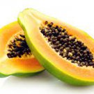6 Seeds Hainan Red Papaya Green Skin Fruit