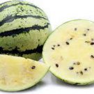 10 seeds White Watermelon Green Dark Green Skin White Inside Water Melon