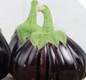 100 seeds Rarest Heirloom 'Emperor' Black Pear Eggplant Vegetable