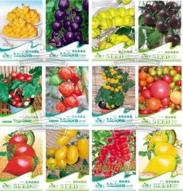 30 seeds Cherokee Purple Black Red Yellow Green Cherry Peach Pear Tomato Non-GMO Organic Food