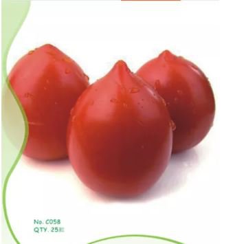 25 Seeds Rare Anhui Middle Red 'Peach' Tomato Organic Seeds