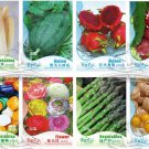 12 Seeds White Asparagus Seeds Watermelon Pitaya Bell Pepper Flowers