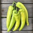 380 Seeds Middle Long Yellow Hot Pepper Chili Vegetable