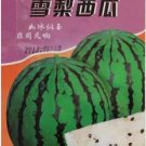 10 Seeds Snow Pear Water Melon Seeds White Inside Green Skin Black Stripe