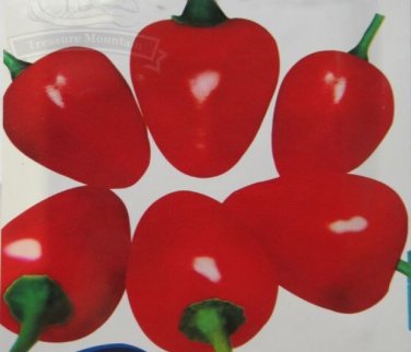 500 Seeds Red Pickled Bubble Hot Chili Peppers